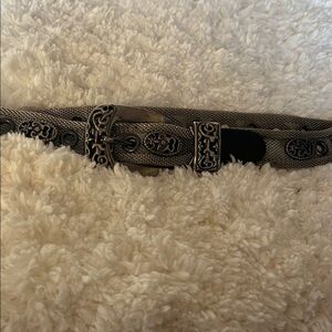 Elegant Silver Women's Belt